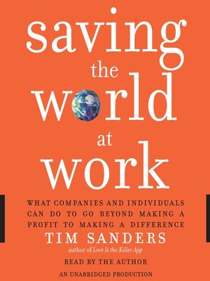 cover image of Saving the World at Work